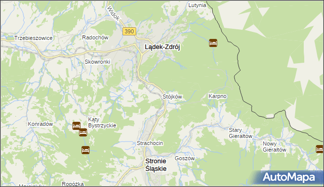 mapa Stójków, Stójków na mapie Targeo