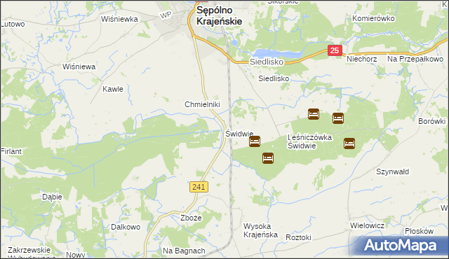 mapa Świdwie, Świdwie na mapie Targeo