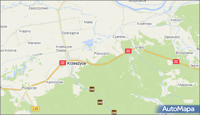 mapa Świętojańsko, Świętojańsko na mapie Targeo