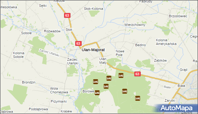 mapa Ulan Mały, Ulan Mały na mapie Targeo