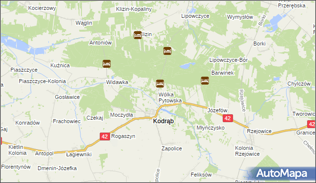 mapa Wólka Pytowska, Wólka Pytowska na mapie Targeo