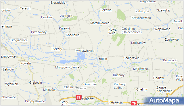 mapa Wolwanowice, Wolwanowice na mapie Targeo