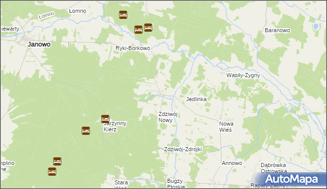 mapa Zdziwój Stary, Zdziwój Stary na mapie Targeo