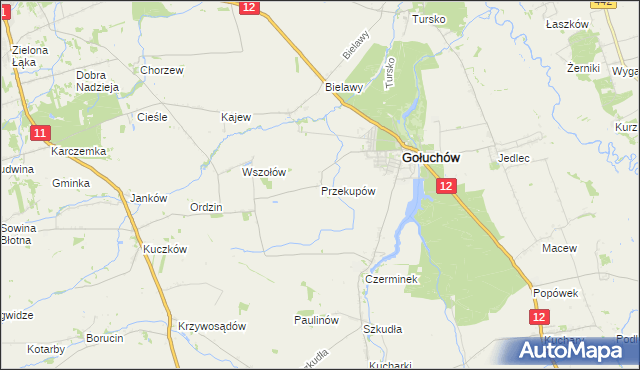 mapa Przekupów, Przekupów na mapie Targeo