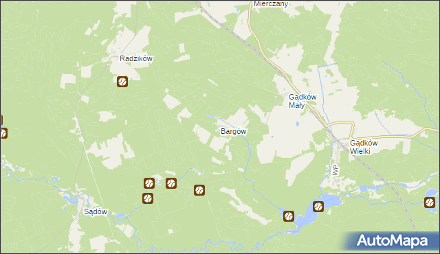 mapa Bargów, Bargów na mapie Targeo