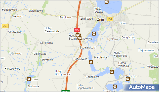 mapa Bożejewiczki, Bożejewiczki na mapie Targeo