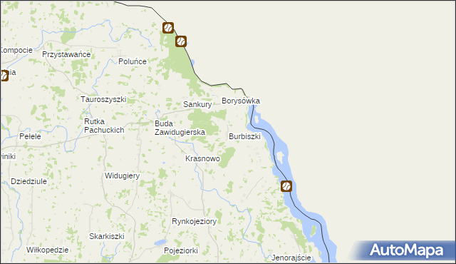 mapa Burbiszki, Burbiszki na mapie Targeo