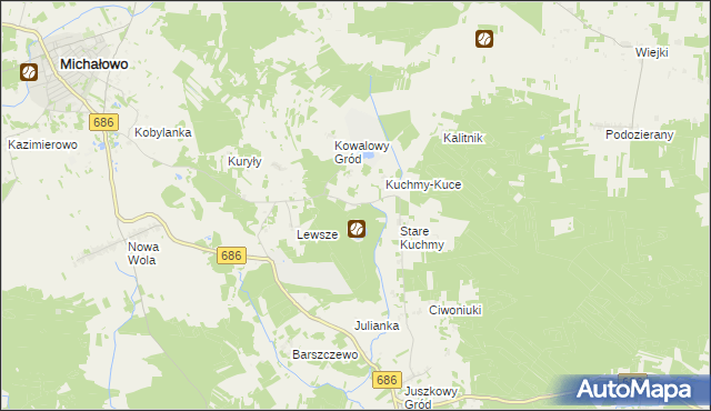 mapa Gorbacze, Gorbacze na mapie Targeo