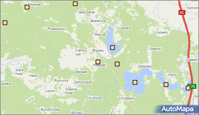 mapa Grabowa Góra, Grabowa Góra na mapie Targeo