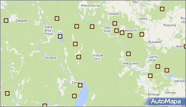 mapa Kobyle Góry, Kobyle Góry na mapie Targeo