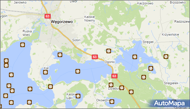 mapa Kolonia Rybacka, Kolonia Rybacka na mapie Targeo