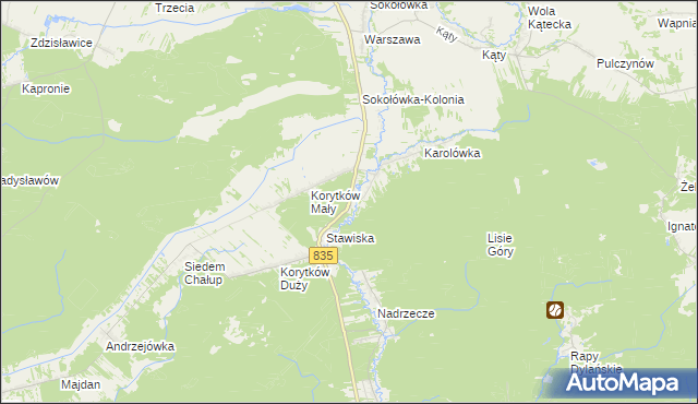 mapa Niemirów gmina Frampol, Niemirów gmina Frampol na mapie Targeo