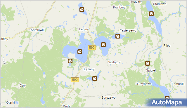 mapa Plenowo, Plenowo na mapie Targeo