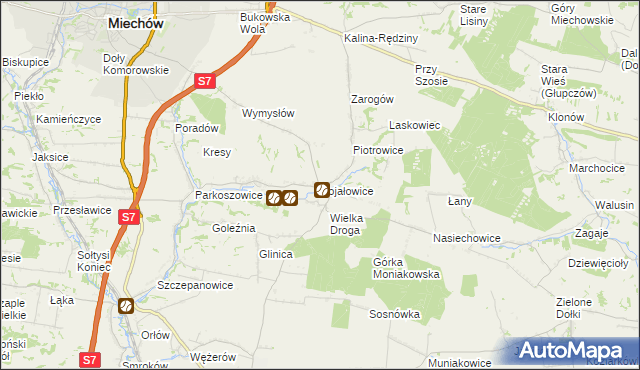 mapa Pojałowice, Pojałowice na mapie Targeo