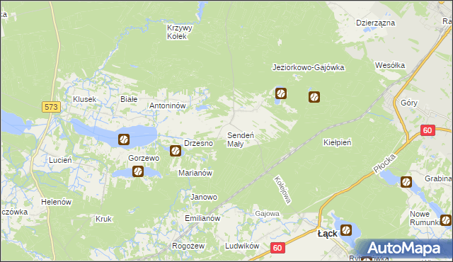 mapa Sendeń Mały, Sendeń Mały na mapie Targeo