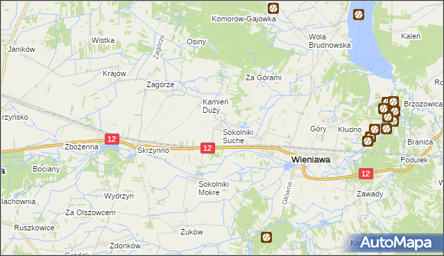 mapa Sokolniki Suche, Sokolniki Suche na mapie Targeo