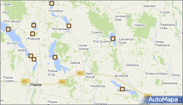 mapa Tabałówka, Tabałówka na mapie Targeo