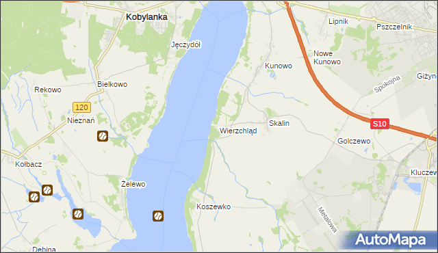 mapa Wierzchląd, Wierzchląd na mapie Targeo