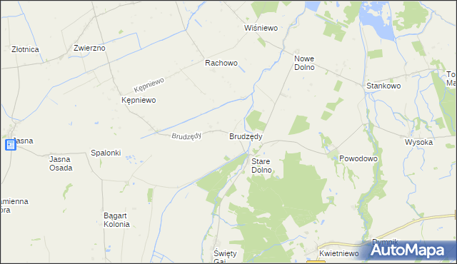 mapa Brudzędy, Brudzędy na mapie Targeo