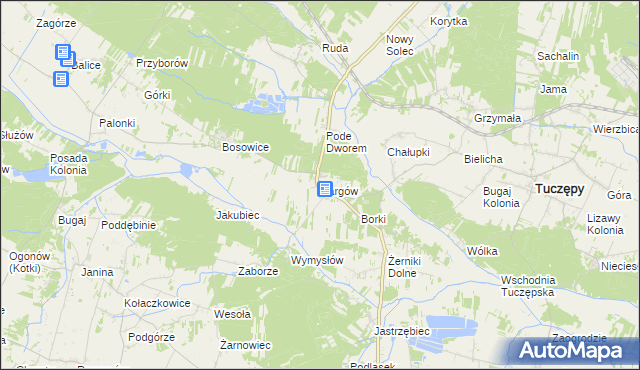 mapa Kargów, Kargów na mapie Targeo