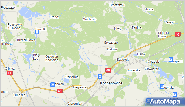 mapa Lubockie, Lubockie na mapie Targeo