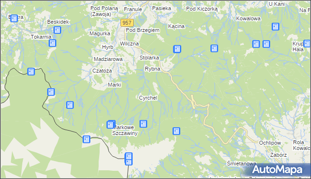 mapa Norczak, Norczak na mapie Targeo