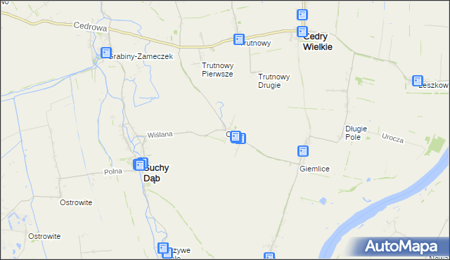 mapa Osice, Osice na mapie Targeo