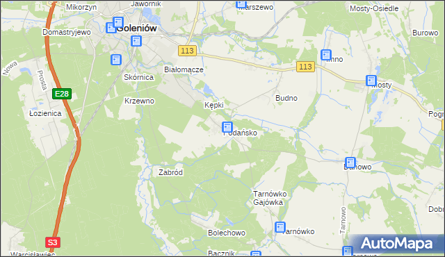 mapa Podańsko, Podańsko na mapie Targeo