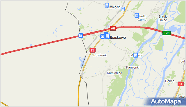 mapa Rosówek, Rosówek na mapie Targeo