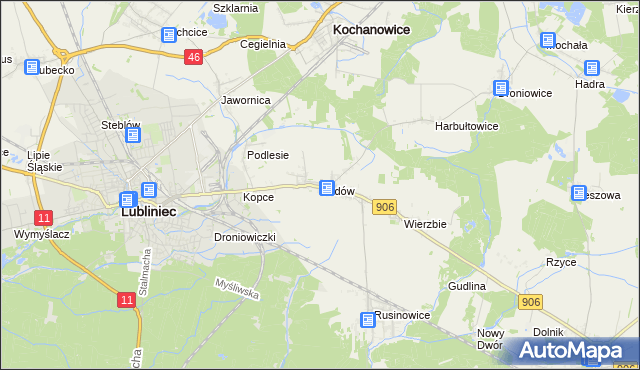 mapa Sadów, Sadów na mapie Targeo