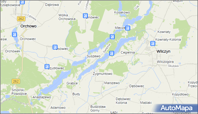 mapa Świętne, Świętne na mapie Targeo