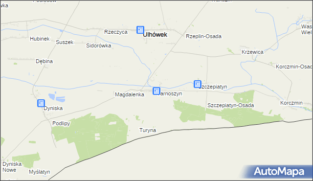 mapa Tarnoszyn, Tarnoszyn na mapie Targeo