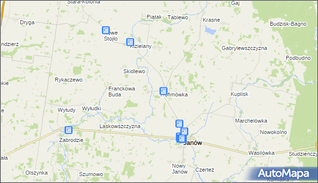 mapa Trofimówka, Trofimówka na mapie Targeo