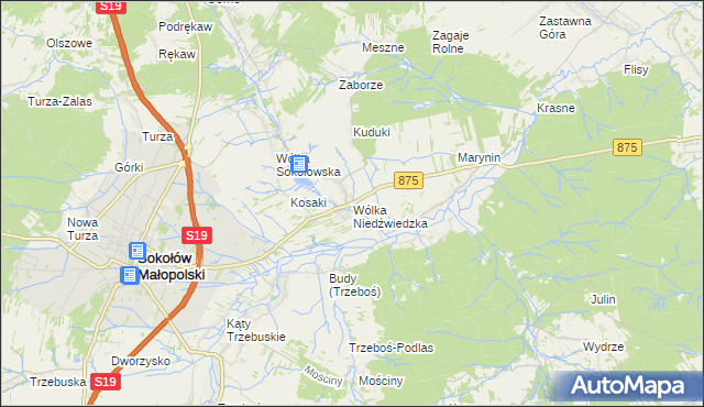 mapa Wólka Niedźwiedzka, Wólka Niedźwiedzka na mapie Targeo