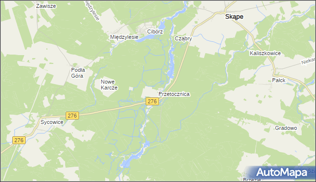 mapa Przetocznica, Przetocznica na mapie Targeo