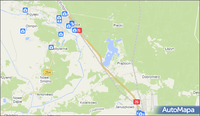 mapa Chmielniki gmina Nowa Wieś Wielka, Chmielniki gmina Nowa Wieś Wielka na mapie Targeo
