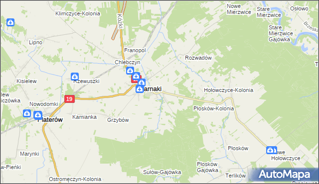 mapa Chybów, Chybów na mapie Targeo