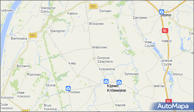 mapa Dorposz Szlachecki, Dorposz Szlachecki na mapie Targeo