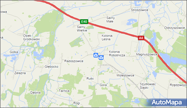 mapa Gracze, Gracze na mapie Targeo