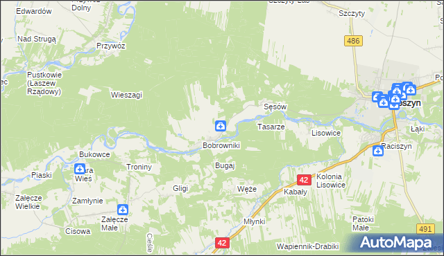 mapa Kapituła, Kapituła na mapie Targeo