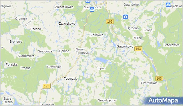 mapa Kłokowo, Kłokowo na mapie Targeo