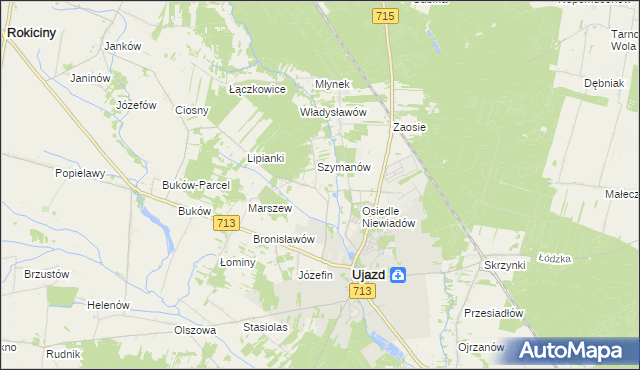 mapa Niewiadów PGR, Niewiadów PGR na mapie Targeo