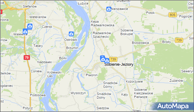 mapa Radwanków Królewski, Radwanków Królewski na mapie Targeo