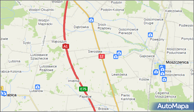 mapa Rękoraj, Rękoraj na mapie Targeo