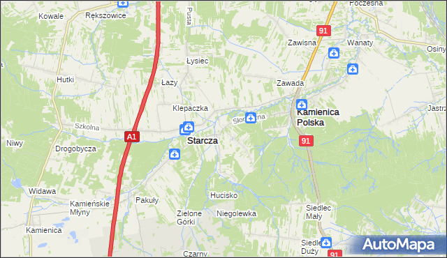 mapa Rudnik Wielki, Rudnik Wielki na mapie Targeo