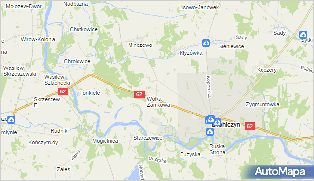 mapa Runice, Runice na mapie Targeo