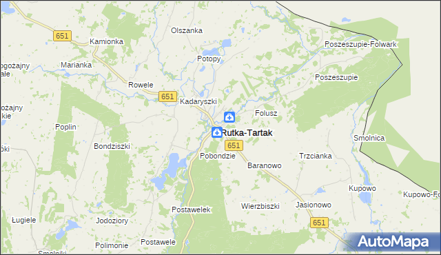 mapa Rutka-Tartak, Rutka-Tartak na mapie Targeo