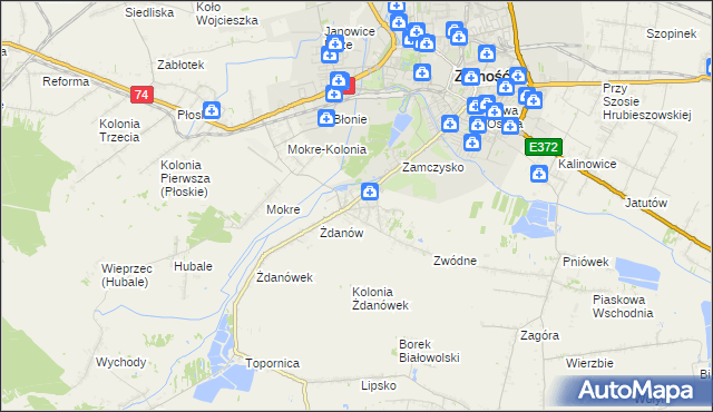 mapa Skokówka, Skokówka na mapie Targeo