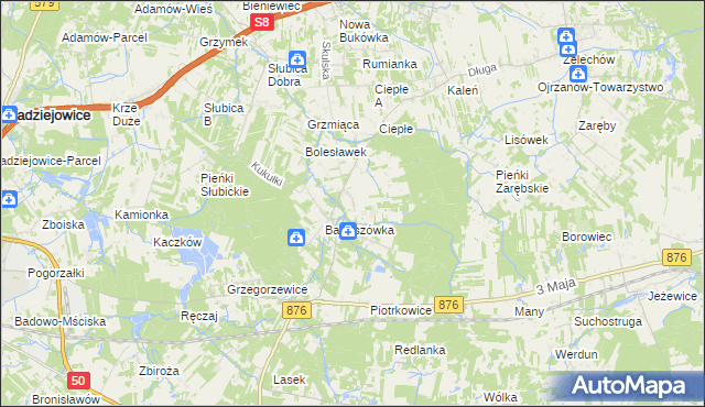 mapa Skuły, Skuły na mapie Targeo