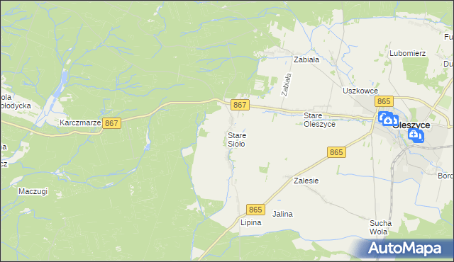 mapa Stare Sioło, Stare Sioło na mapie Targeo